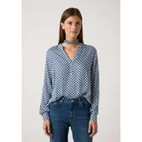 More & More Bluse in Blau 36