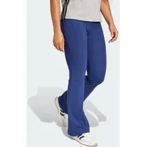 adidas Essentials Small Logo Flared, Leggings - Dark Blue / White - M in Blau DKBLUE/WHITE