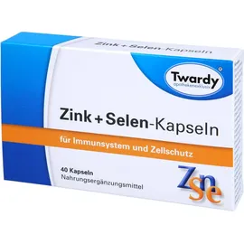 Twardy Zink + Selen Kapseln 40 St.