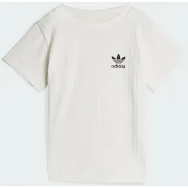 adidas Shorty REGULAR WIDE RIB SET MIT SHORTS UND T-SHIRT Grün 80