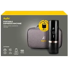 aqiila Coffeebird Portable espresso machine Kaffeemaschine Schwarz Fassungsvermögen Tassen=5 für unterwegs / portable