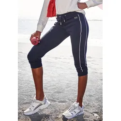 H.I.S Caprihose, mit seitlichen Piping, Loungewear, Gr. 32/34 - N-Gr, marine, , 37237528-32 N-Gr