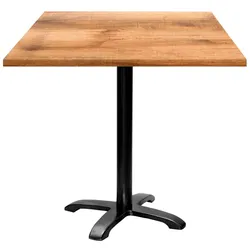 Restootab Tisch Bazila 70x70cm - Modell Heller Tanin