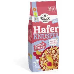Bauckhof Hafer Knusper Müsli Mango Himbeere bio