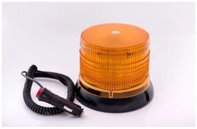 32-LED-Signalleuchte, Notfall-/Warnleuchte, Kuppel, 12V/24V, mit Magnetfuß