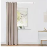 Lichtblick ORIGINAL Verdunkelungsvorhang Verdunklungsvorhang mit Ösen, verdunkelnder Stoff (1 Stück) (1 St), Ösen, verdunkelnd, Polyester, blickdicht, Verdunklung beige 140 cm x 225 cm