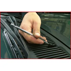 KS Tools Flexibler und Teleskop-Magnethalter und Inspektionsspiegel-Satz, 6-tlg (550.1090)