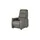 Hukla Fernsehsessel Dean Leder 70 x 109 x 88 cm Grau elektrisch