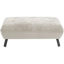 Hocker EXXPO - SOFA FASHION, beige, B:110cm H:44cm T:78cm, Hocker, Polsterhocker, bequem und modern