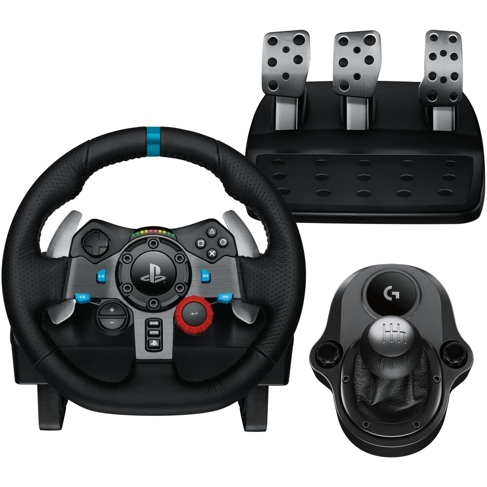 Logitech G923 Game Racing Lenkrad Pedal Schalthebel für PlayStation / PC