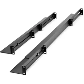 Startech StarTech.com 1HE 19 Zoll Server Rack Schienen - 60,9-91cm Einstellbare Tiefe - Universelle 4 Pfosten Rack Schienen - Netzwerk Geräte/Server/UPS Schienen für HPE ProLiant Dell PowerEdge (UNIRAILS1UB)