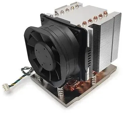 Inter-Tech J-12 Prozessor Luftkühlung 8 cm Schwarz, Silber 1 Stück(e)
