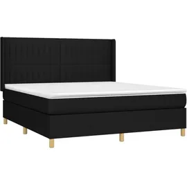 vidaXL Boxspringbett 180 x 200 cm Schwarz