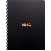 Rhodia 119901C Notizbuch A4, 80 Blätter schwarz