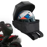 Motorrad Rucksack für Herren, LED Rucksack mit DIY Programmierbarem Vollfarbbildschirm, Laptop Tasche, Motorrad Reitrucksack, wasserdichte Helmtasche, Laptop Rucksack