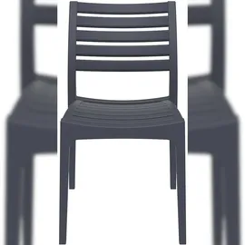 CLP Ares Gartenstuhl 48 x 58 x 82 cm dunkelgrau