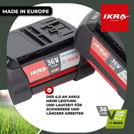 IKRA 36 V Li-Ion Akku 4,0 Ah