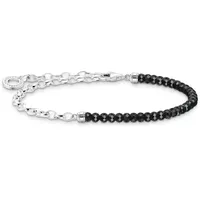 Thomas Sabo Armband mit schwarzen Perlen 925 Sterling Silber A2100-130-11-L14