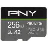 PNY PRO Elite microSDXC UHS-I Speicherkarte 256 GB mit SD-Adapter