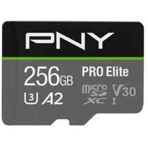 PNY PRO Elite microSDXC UHS-I Speicherkarte 256 GB mit SD-Adapter