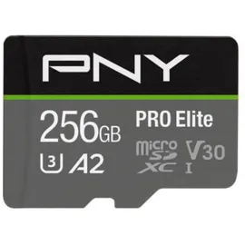 PNY PRO Elite microSDXC UHS-I Speicherkarte 256 GB mit SD-Adapter