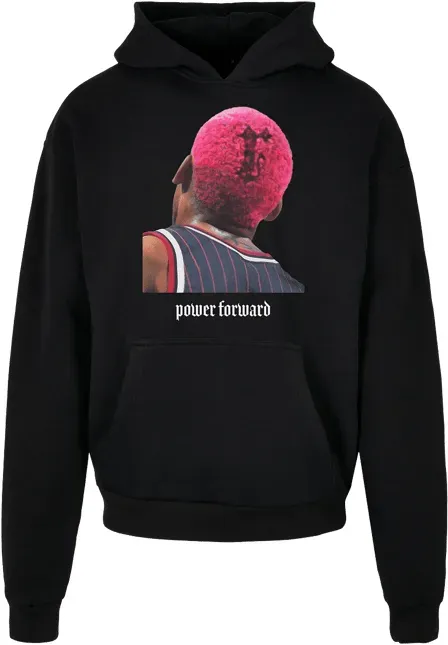 Mister Tee Power Forward Oversized Hoody Schwarz M