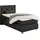 Jockenhöfer Boxspringbett schwarz Flachgewebe Liegefläche B/L: ca. 90x200 cm & 180cm Breite