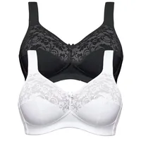 SUSA Bügelloser BH Basic schwarz-weiß 75C