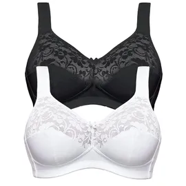 SUSA Bügelloser BH Basic schwarz-weiß 75C