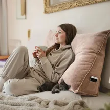 Björn&Schiller Rückenkissen Lesekissen 20 x 70 cm Beige