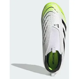 adidas PREDATOR LEAGUE LL FG/MG Kinder Fussball-Rasenschuhe FTWWHT/CBLACK/LUCLEM, 38 2/3