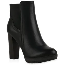 Damen Ankle Boots in Schwarz