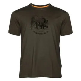 Pinewood T-Shirt Wild Boar, suede brown, XXL