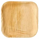 Papstar Teller Palmblatt eckig 18 x 18 cm 6 St. Natur