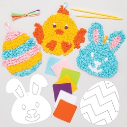 Seidenpapier Bastelsets "Ostern" (pro Set 5) Bastelaktivitäten zu Ostern