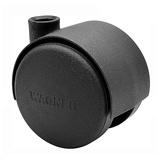 Wagner System, Möbelrollen, Doppelrolle 40mm 35kg schwarz, Tragkraft 35 kg - 01002401