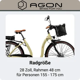 Agon Assist 28 Zoll RH 48 cm Damen beige