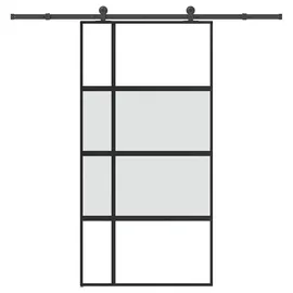 vidaXL Schiebetür rechts 102,5 x 205 cm grau