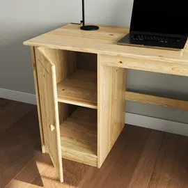 Idimex MANAGER, Schreibtisch Kiefer Massivholz, PC-Schreibtisch, klassisch