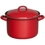 RIESS Kelomat Fleischtopf mit Deckel Rot