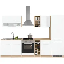 kochstation Küchenzeile KS-Eton 300 cm weiß