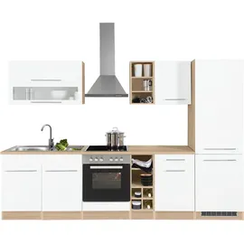 kochstation Küchenzeile KS-Eton 300 cm weiß