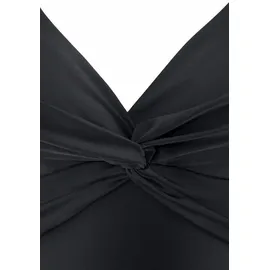 LASCANA Badeanzug 40 Schwarz Cup C