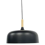 LUXULA LX700174 1-flg. Ø30 cm rund schwarz Metall