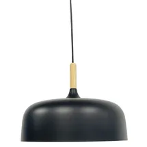 LUXULA LX700174 1-flg. Ø30 cm rund schwarz Metall