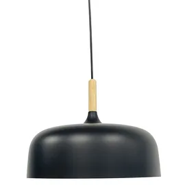 LUXULA LX700174 1-flg. Ø30 cm rund schwarz Metall