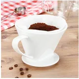 rungassi Kaffeefilter Gr. 4 Keramik Weiß