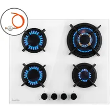 Klarstein Goldflame 4 Gaskochfeld 4-flammig Glaskeramik