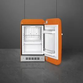 Smeg FAB5ROR6 Retro Design Kühlschrank (40 l, 725 mm hoch, Orange)