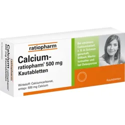 Calcium-Ratiopharm 500 mg Kautabletten 100 St